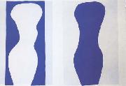 Henri Matisse Shapes white Torso and Blue Torso(Jazz) (mk35) oil painting reproduction